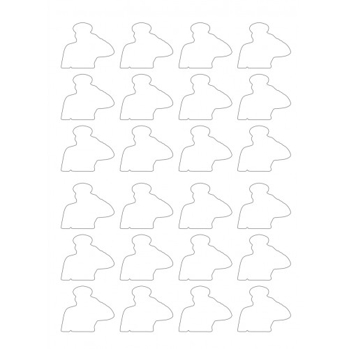 قالب  اكريلك شكل عسكري 