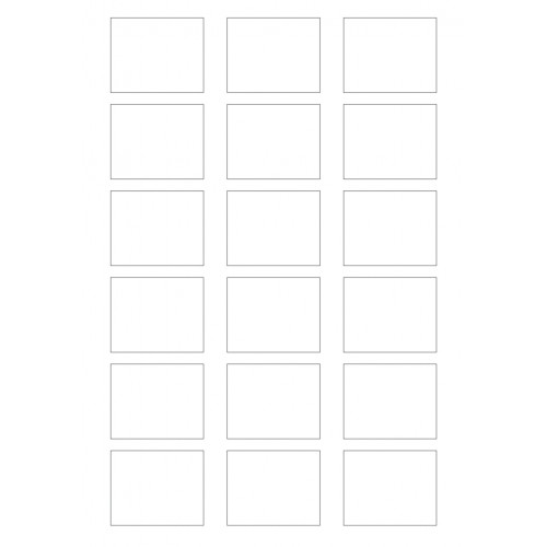 قالب  اكريلك لطباعه قياس 4*5 سم 6 ملل