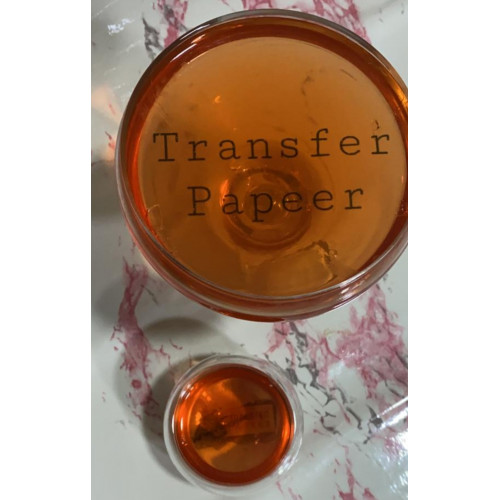 ورق مائي ترانسفير =  100 ورقه 