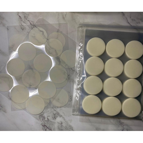 بكيت ملصقات الكوفي  شفاف 6 سم