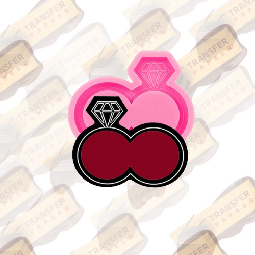 بكج قالب و قاعده اكريلك6 ملل  + برواز الدبلتين 