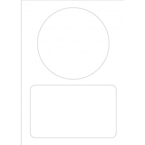 قالب  اكريلك لطباعه  دائري + مستطيل 