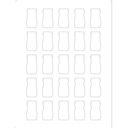 قالب اكريلك لطباعه  قياس  4.5 *2.5