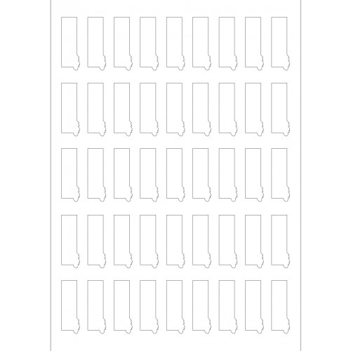 قالب  اكريلك لطباعه قياس   4.5 *1.5 