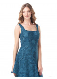 Key Anger Ruffle Gown