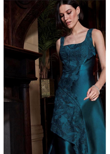 Key Anger Ruffle Gown
