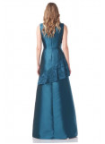 Key Anger Ruffle Gown