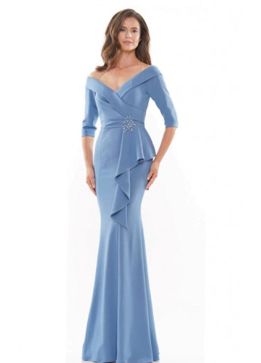 Rina Di Montella Drape Gown