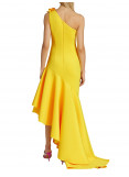 Badgley Mischka One-Shoulder gown