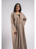 عباية كريب ملونة