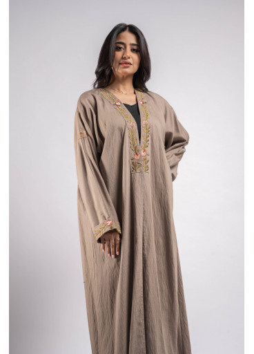 عباية كريب ملونة