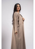 عباية كريب ملونة