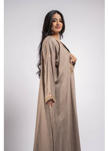 عباية كريب ملونة