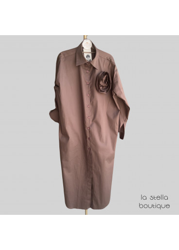 Cotton Shirt Dress