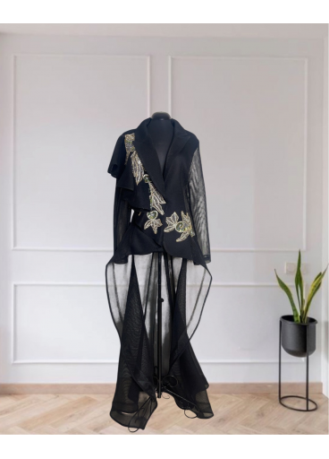 Beaded Stretch Cape