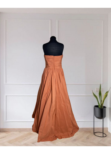 Beaded Taffeta Gown