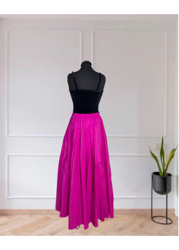 Taffeta High- Low Skirt