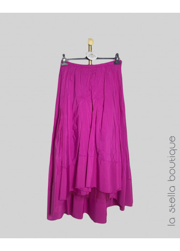 Taffeta High- Low Skirt