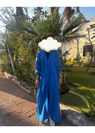 عباية كريب ملونة