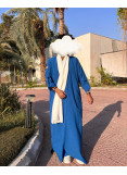 عباية كريب ملونة