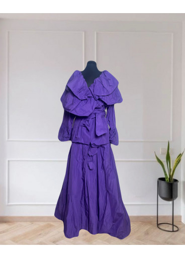 Taffeta Jacket & Skirt Matching Set