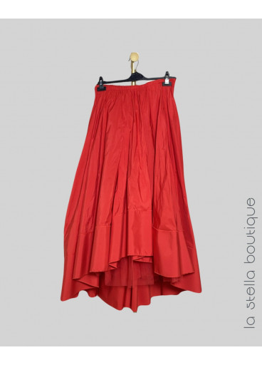 Taffeta High- Low Skirt