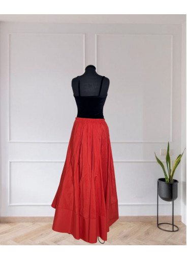 Taffeta High- Low Skirt