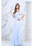 TARIK EDIZ - Embellished off-the-shoulder neck dress 
