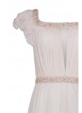 TARIK EDIZ - Embellished off-the-shoulder neck dress 