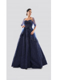 Marsoni embroidered lace sweetheart ballgown