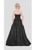 Marsoni embroidered lace sweetheart ballgown
