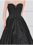 Marsoni embroidered lace sweetheart ballgown