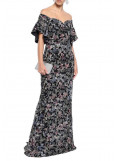  Badgley Mischka embroidered sweetheart gown  
