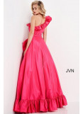 Jovani  one shoulder ruffle prom gown