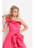 Jovani  one shoulder ruffle prom gown