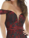  Morrell Maxie patterned perfection mermaid evening dress