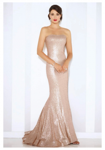  Cameron Blake  Fully Sparkling, Long Formal Gown