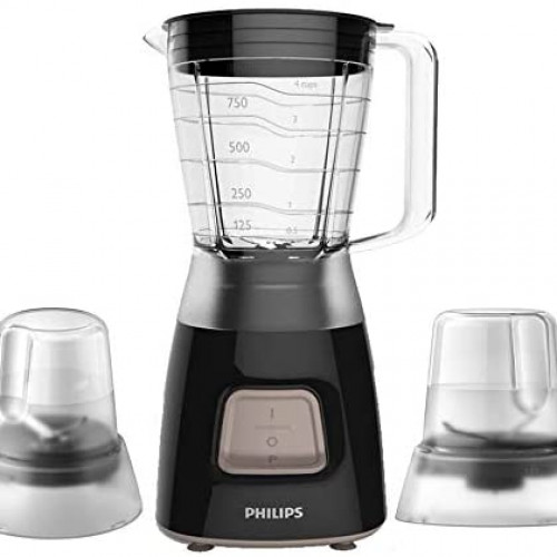 خلاط مع مطحنتين من فيليبس HR2058 450W 1.25L خلاط مع مطحنتين من فيليبس HR2058 450W 1.25L