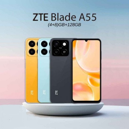 ZTE بلايد A55 ثنائي الشريحة - (4+8)GB رام - 128GB ذاكرة تخزين داخلية - يدعم 4G 