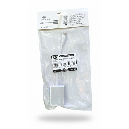 محول إكس سافن من تايب سي إلى HDMI