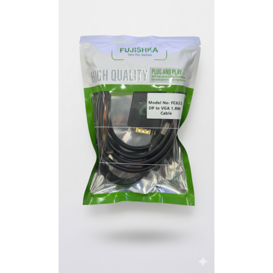 كابل تحويل من DisplayPort (DP) إلى VGA.