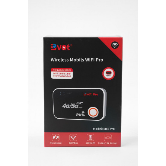 راوتر متنقل (Evot Wireless Mobils WiFi Pro – M88 Pro)