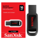 سانديسك محرك فلاش USB كروزر بلايد أسود/أحمر سانديسك محرك فلاش USB كروزر بلايد أسود/أحمر