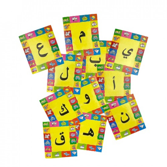 ملصقات تعليمية للحروف الهجائية 4 مجموعات متنوعة