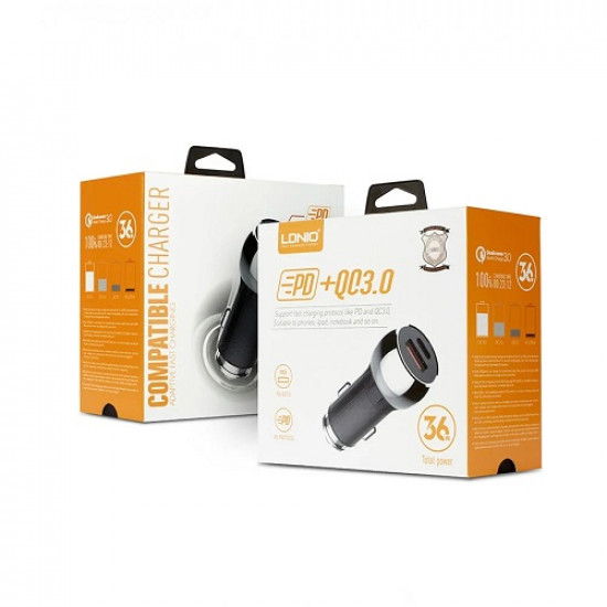 شاحن سيارة LDNIO (PD) C1 LDNIO 40W 