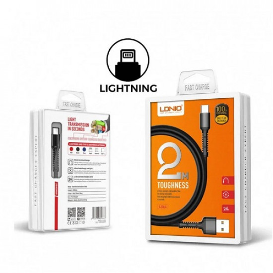 كيبل تايب سي 2 متر LDNIO LS64  