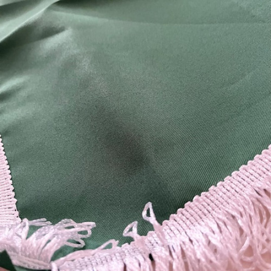 علم المملكة مطبوع ابيض 100x150 سم باطار شراشيب ابيض