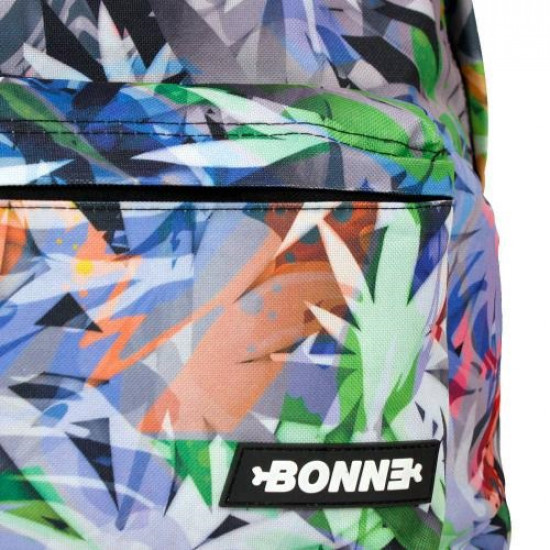 شنطة ظهر مدرسية Bonne ورق شجر ملون بسكيت مع مقلمية