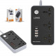توصيلة كهربائية LDNIO SK3469 PD20W مقاومة للحريق 2متر بثلاثة مقابس و 3 منافذ USB توصيلة كهربائية LDNIO SK3469 PD20W مقاومة للحريق 2متر بثلاثة مقابس و 3 منافذ USB
