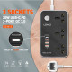 توصيلة كهربائية LDNIO SK3469 PD20W مقاومة للحريق 2متر بثلاثة مقابس و 3 منافذ USB توصيلة كهربائية LDNIO SK3469 PD20W مقاومة للحريق 2متر بثلاثة مقابس و 3 منافذ USB